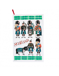 Scottish Pipers Tea Towel