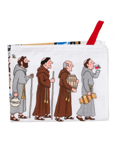 Monks Tea Towel 2