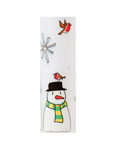 Snowmen Advent Candle