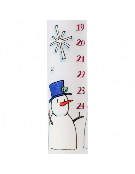 Snowmen Advent Candle Snowmen Advent Candle