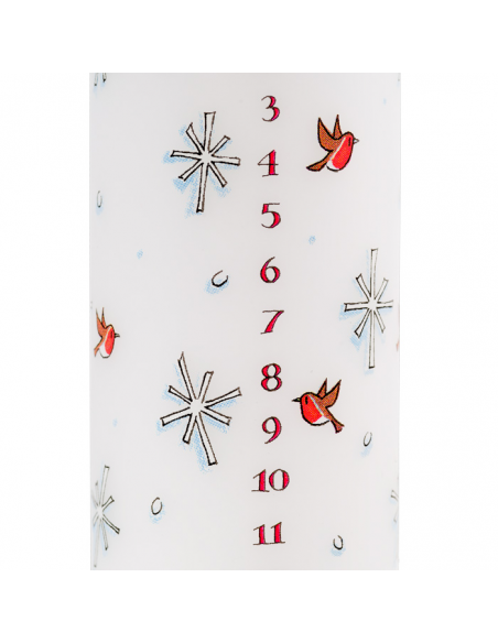 Snowmen Pillar Advent Candle Snowmen Pillar Advent Candle