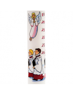 Choir Boys Red Advent Candle  2