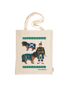 Scottish Pipers Tote Bag