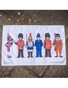 London Figures Tea Towel 2
