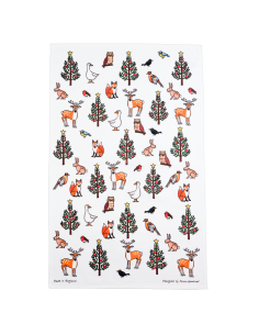 Winter Wildlife Tea Towel