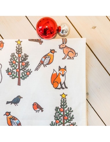 Winter Wildlife Tea Towel