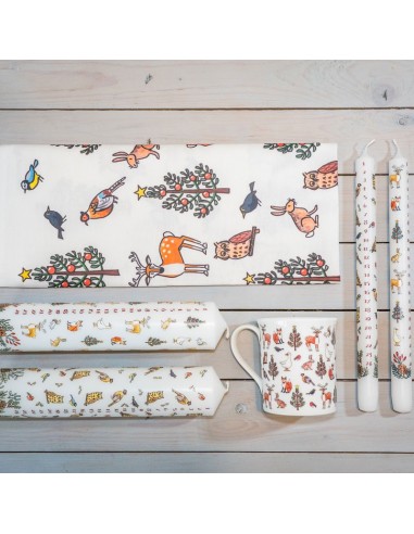 Winter Wildlife Tea Towel