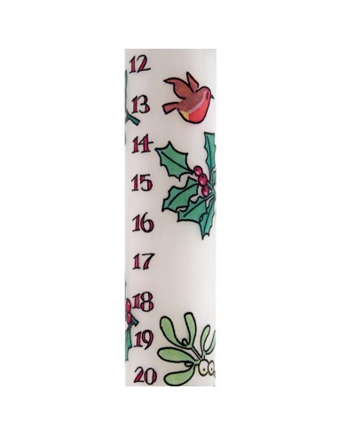 Holly and Ivy Advent Candle
