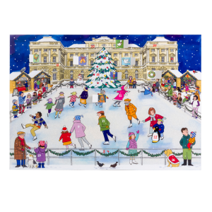 Christmas Ice Skating Traditional Advent Calendar