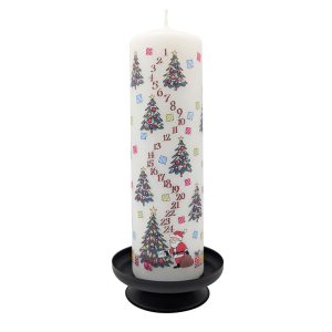 Christmas Trees Christmas Large Pillar Advent Candle