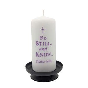 Be Still Faith Pillar Candle