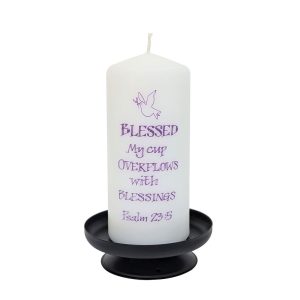 Blessed Faith Pillar Candle