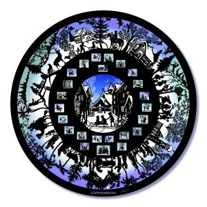 Story Of Christmas Silhouette Traditional Advent Calendar
