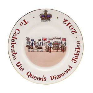 Diamond Jubilee Plate 8"