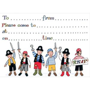 Boys Party Invitation