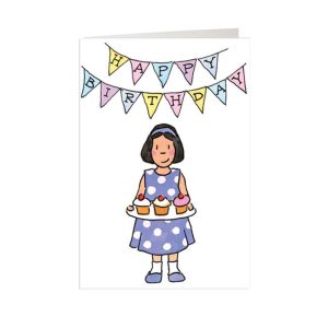 Party Girl Happy Birthday Mini Card