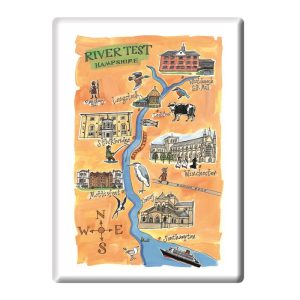 Test Valley Hampshire Fridge Magnet
