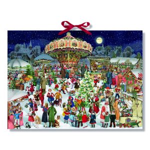 Nostalgic Christmas Market Advent Calendar