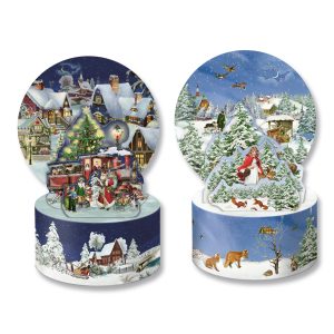 Pop-up-Advent Calendar Cards Pack of 2