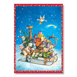 Whizzing Through The Snow Christmas Advent Calendar