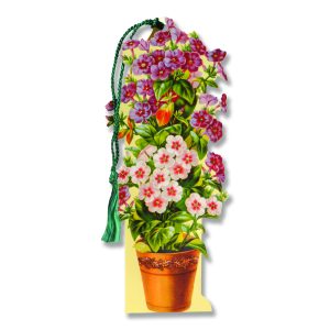 Flower Pot Floral Bookmark Cards