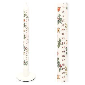 Holly and Ivy Christmas Dinner Advent Candle