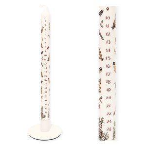 Winter Birds Christmas Dinner Advent Candle