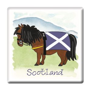Scottish Pony Fridge Magnet