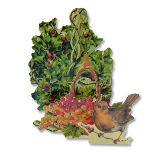 Robin And Holly 3D Christmas Card