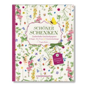 Garden Flowers Wrapping Paper Book